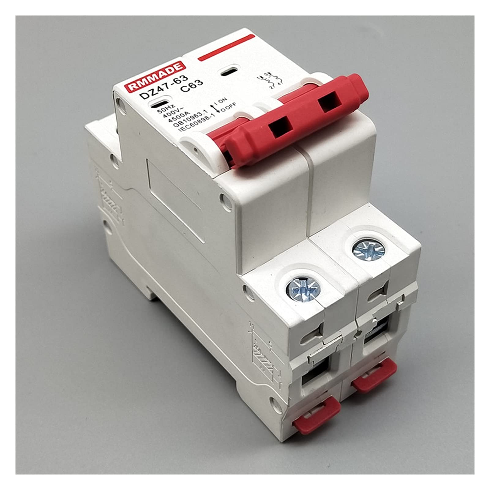GVBAEPIEO Circuit Breaker AC220V-400V DZ47-63 2P 6A 10A 16A 20A 25A 32A 40A 50A 125A Mini Cutout Switch Miniature Household Air(32A)