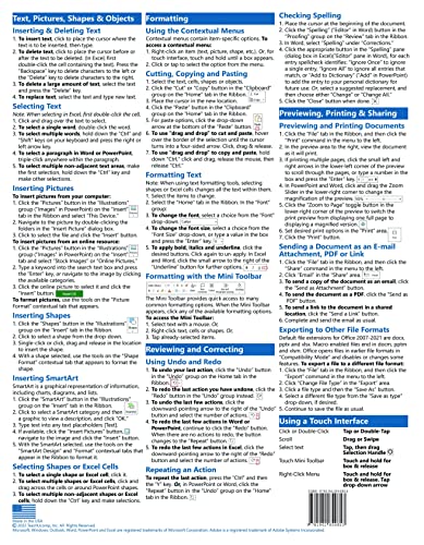 Teachucomp Inc. Teachucomp Inc. Microsoft Office 2021 And 365 Basics Quick Reference Training Tutorial Guide thumb #1
