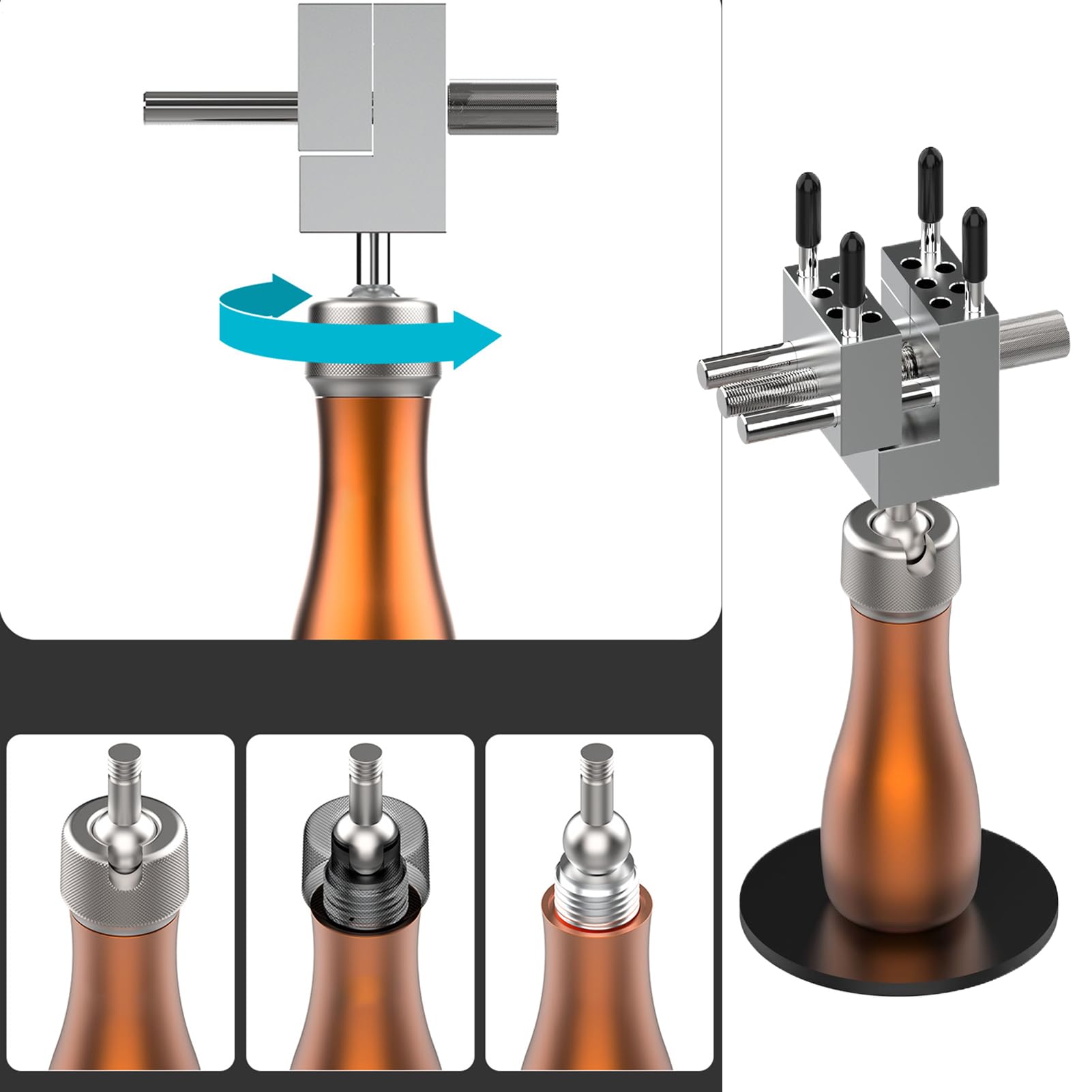 in miniatura, da banco per stazione di lavoro di | modellazione - Base portatile per scultura e creazione,Per modellismo, produzione di gioielli, falegnameria, modellazione,