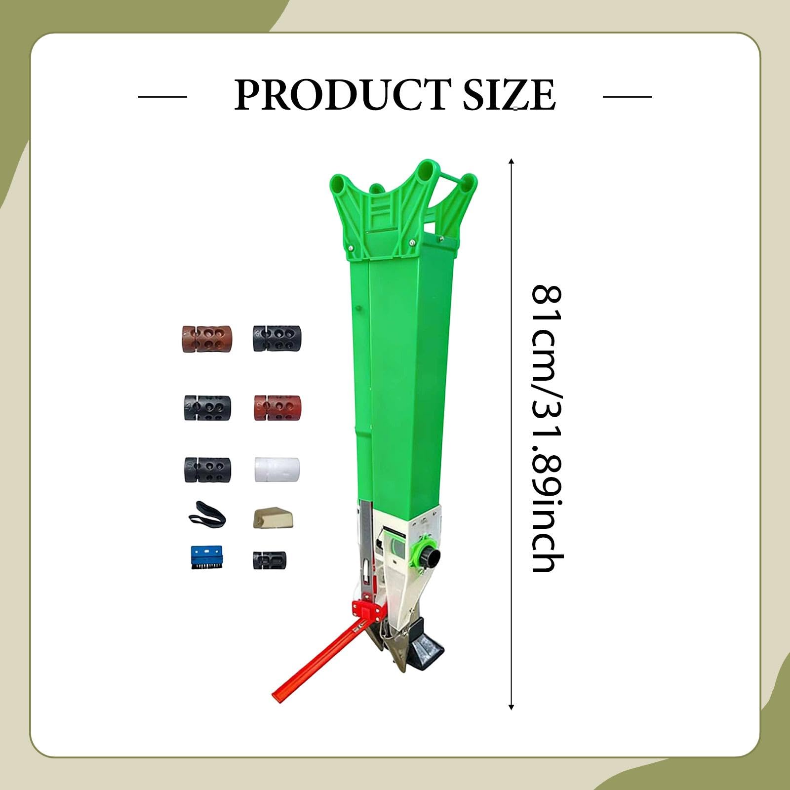 Sembradora Manual Reutilizable, portátil y Ajustable para esparcir Fertilizante en Patios, Jardines y césped, Style D