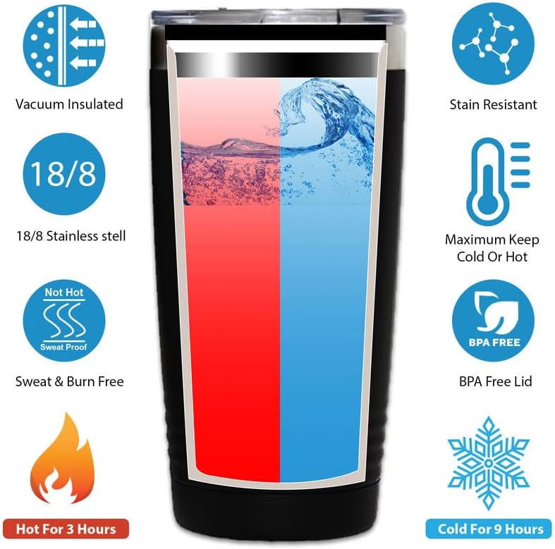 RV Camper Black Viking Tumbler 20oz - I'm Sexy And I Tow It - Tent Backpacker Outdoor Traveler Nature Lovers Exploring Forest Campsite Climbing