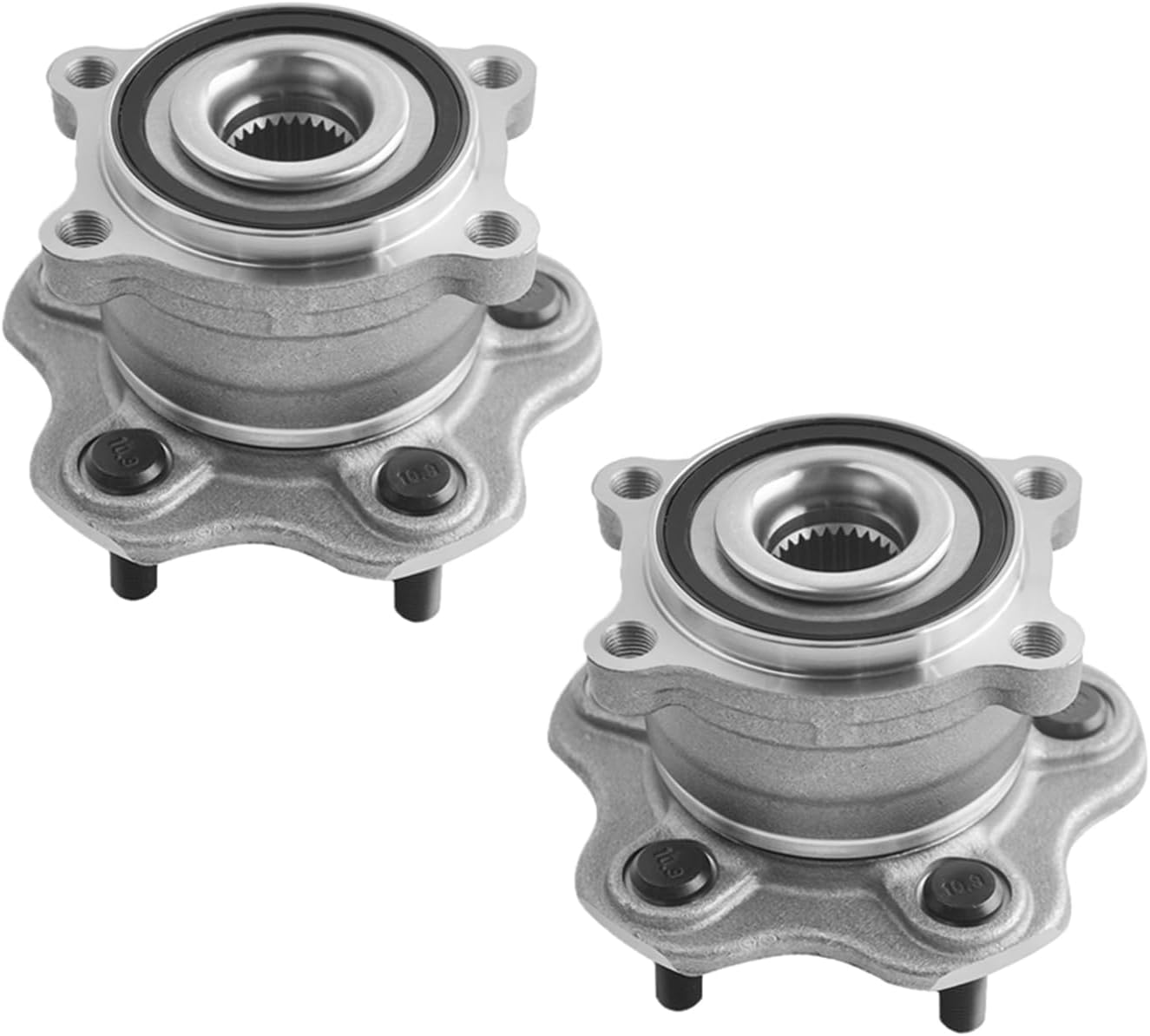 PM Auto Pair of 2 Rear Wheel Hub Bearing Assembly Replacement For 2013-2020 Nissan Pathfinder