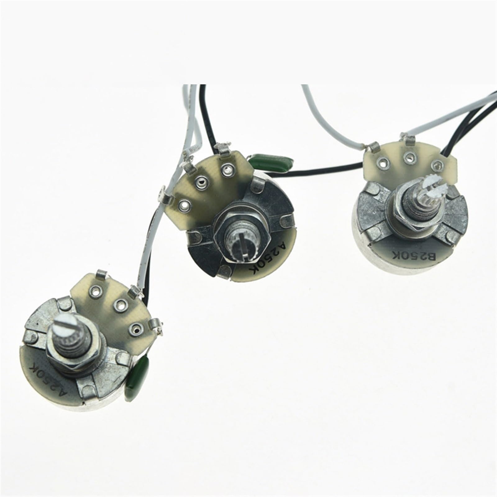 Mazo De Cables De Guitarra Accesorios De Guitarra Arnés De Potenciómetro Grande 250/500K 1V2T (1B2A) Arnés De Guitarra(250K)