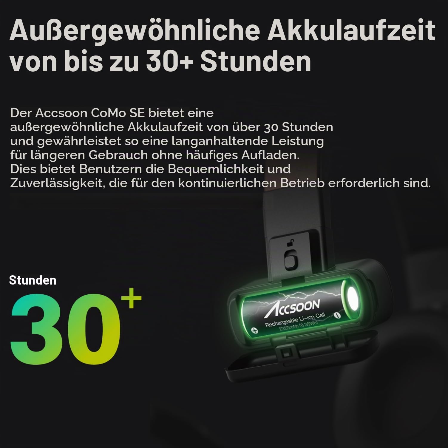 Accsoon Como SE Wireless Intercom Headset System, 2,4 GHz Vollduplex-Kommunikation, 1312ft/400m Reichweite, Externe Antenne, ENC, 30+ Stunden Akkulaufzeit, 1 PC-Host- und 4PC Remote-Headset