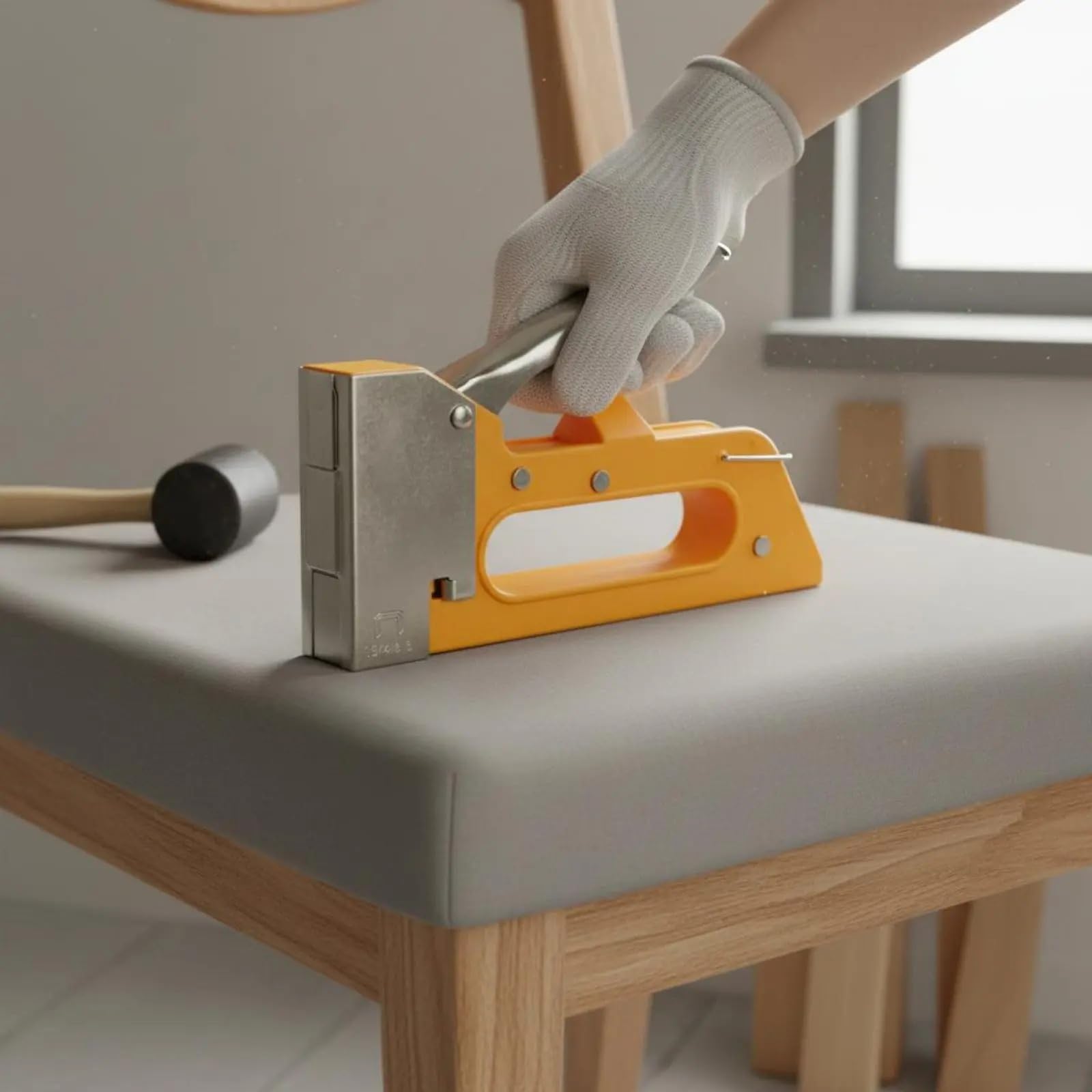 Graffettatrice Per Legno Cucitrice manuale in plastica e acciaio Tappezzeria