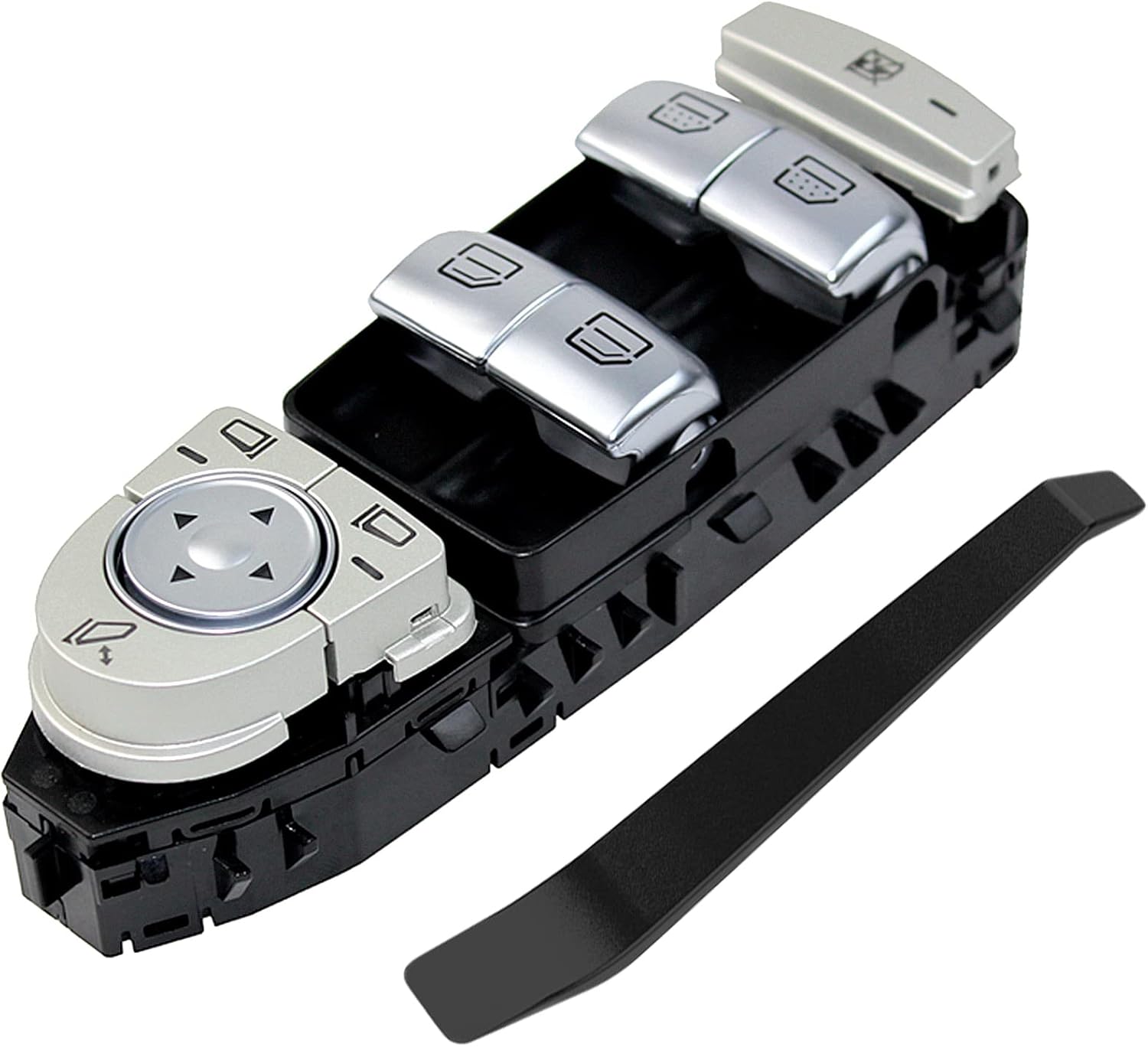 Power Window Control Switch Driver Side Compatible with Mercedes-Benz Replace# 2059056811 2229056800 W205 S205 C200 C300 GLC300 C450AMG C43 C43