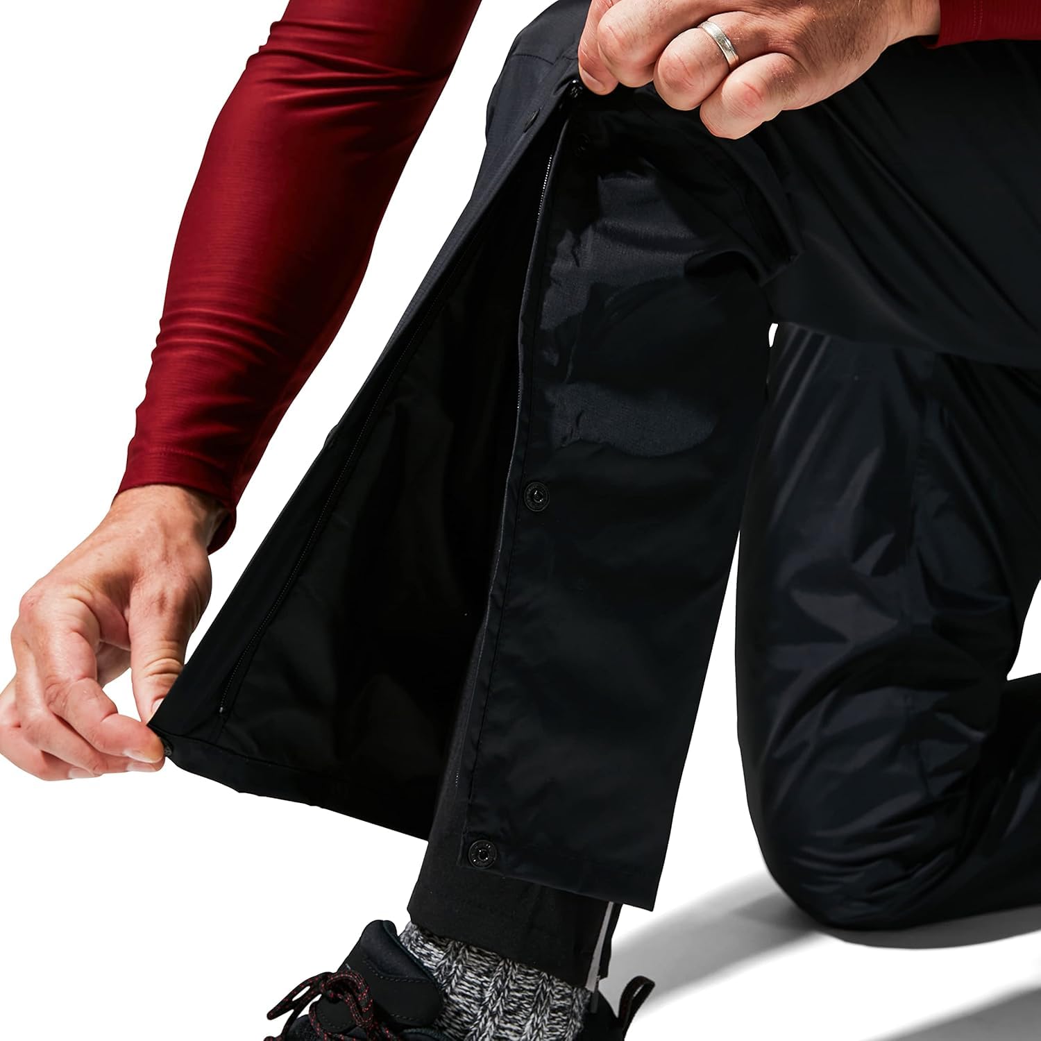 Berghaus Herren Deluge Überhose, wasserdicht und atmungsaktiv | Strapazierfähig | Bequeme Regenhose Hose
