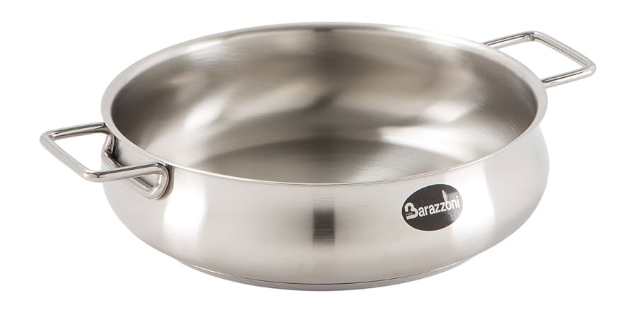 Barazzoni両手鍋ステンレス∅26×H13.6cmキャセロールTUMMY Amazon｜Barazzoni 両手鍋 ステンレス ∅26×H8.1cm ロー