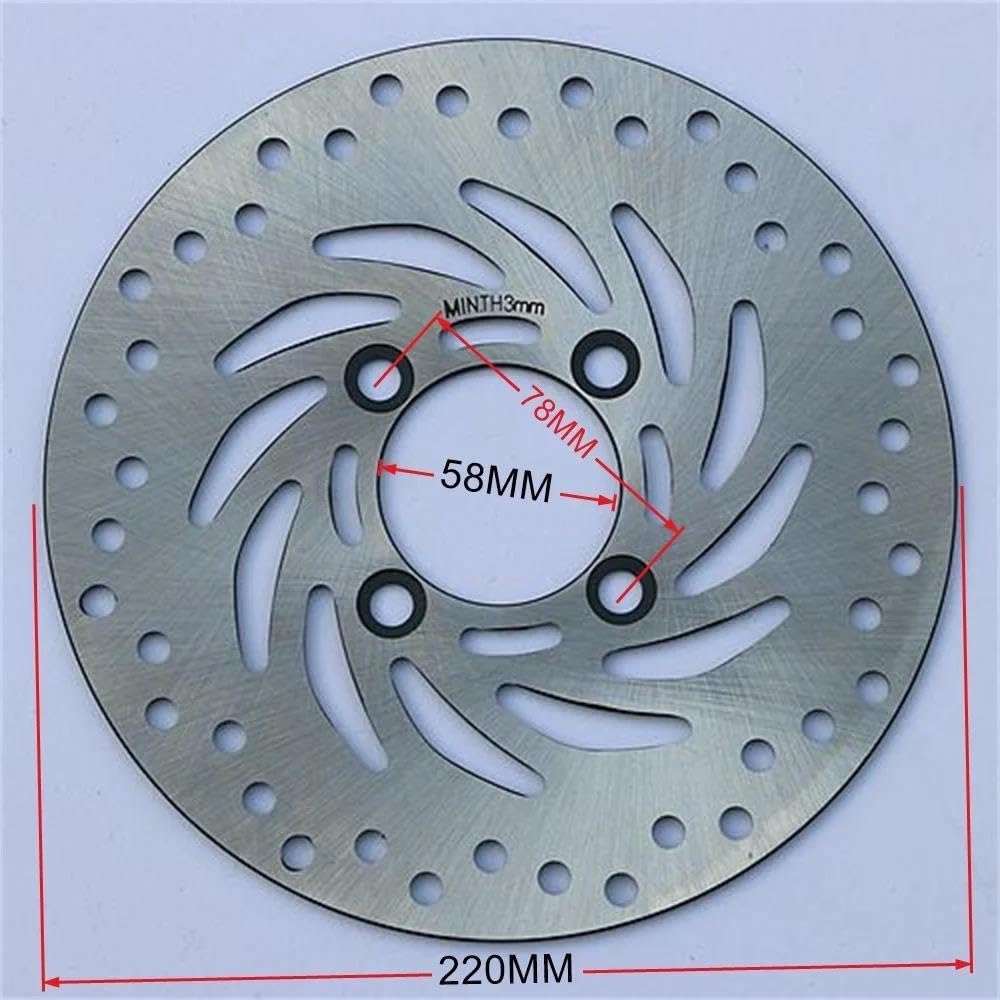 Disco Freno Motocicleta 220Mm Diámetro Para PCX 125 Vision 110