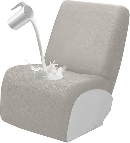 Miniatura 77 de Fundas de sofá reclinable impermeable para sección seccionales Fundas lavables para sofá en forma de L para sofás reclinables Fundas elásticas para