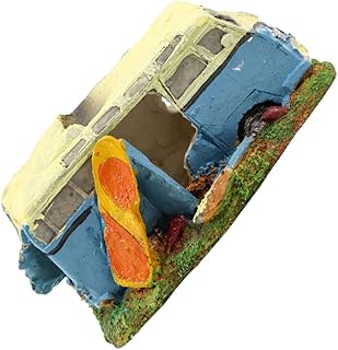 generic Ornamentos Esconderijo Simulado Destroços Do Mar Shapec Abrigo Carro Presentes Esconderijo Peixes Paisagismo Camarão Para Criação De Tanques Ornamento De Reprodução Artesanato