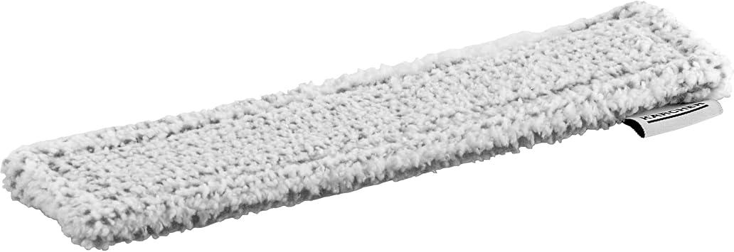 Karcher WV Window Pads for Outdoor Use - Microfiber Window Cloths - Compatible with WV 1 and WV 6 Electric Window Vacuum Squeegees - 2 Pack