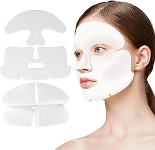 Adesivos de rugas na testa, 5 peças de adesivos de colágeno para o pescoço para alisar os olhos, boca, testa, adesivos de beleza para cuidados com a pele para levantar o pescoço remendos antirrugas e rugas no rosto