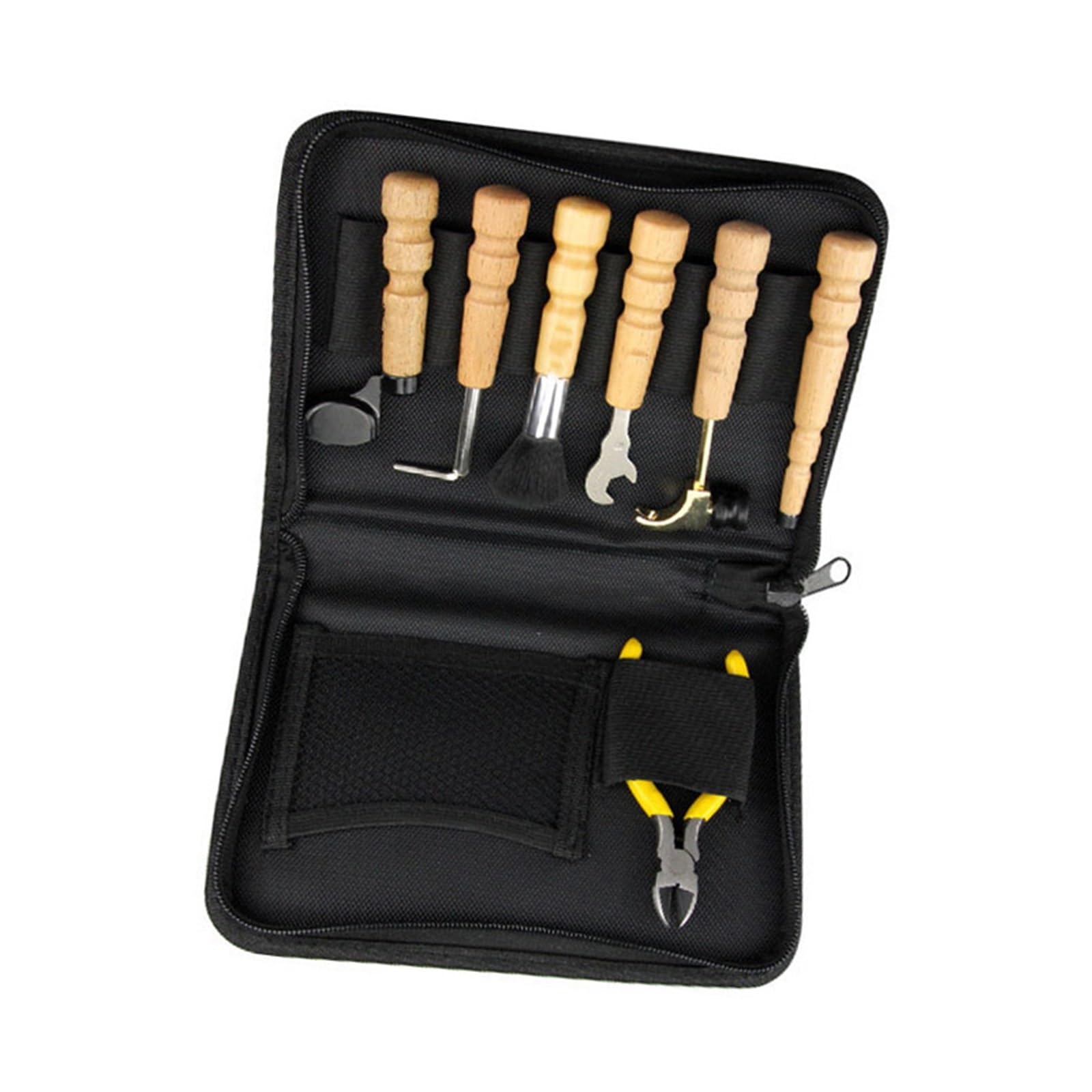herramientas de reparación de guitarras Kit De Herramientas Reparación Y Mantenimiento Guitarras Que Incluye Una Llave Hexagonal Para Cambiar Cuerdas Afinar