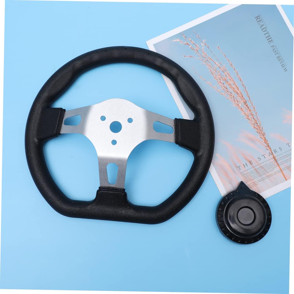 270mm PU D-shaped Steering Wheel for Go Kart Utv Cars