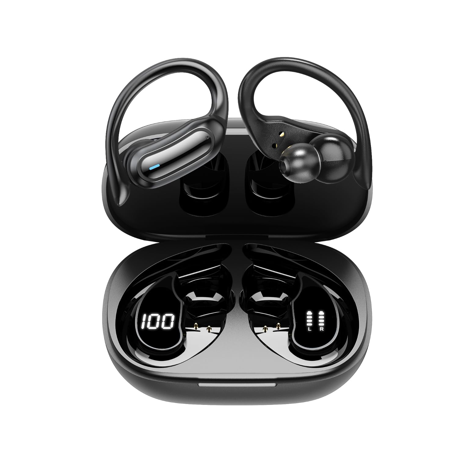 Amazon.co.jp: イヤホン Bluetooth ワイヤレスイヤホン 耳掛け式「2025