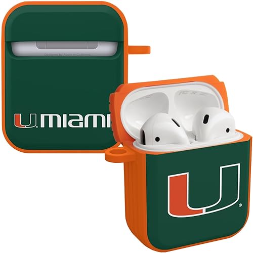 Miniatura 19 de AFFINITY BANDS Miami Hurricanes Camo HDX - Funda compatible con Apple AirPods Pro