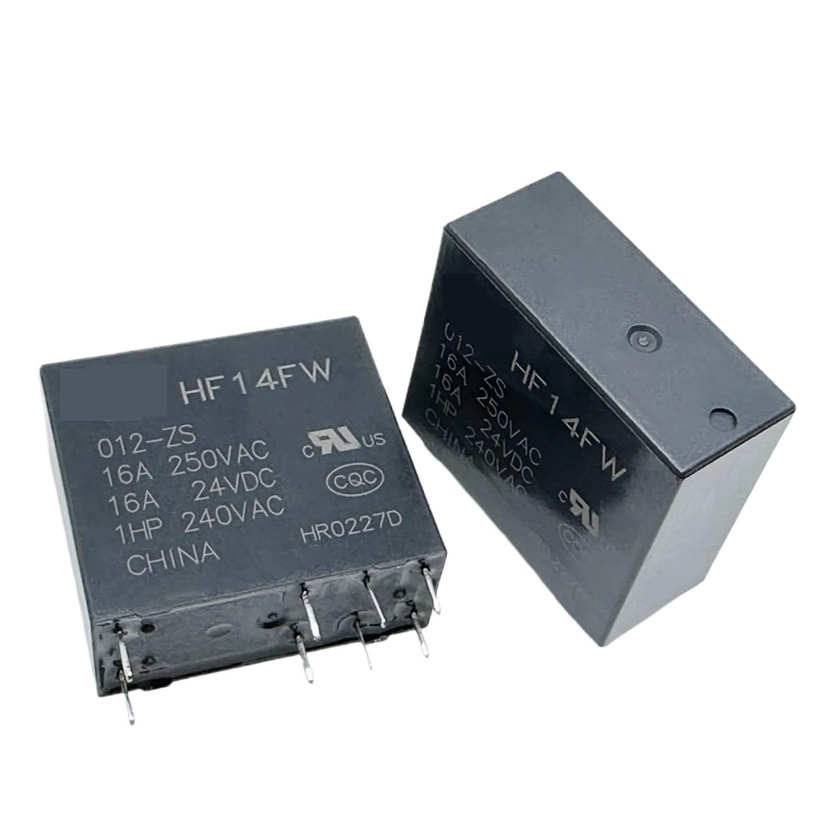 Relais HF14FW 012-ZS G2RC8-12V-16A 8 broches pour circuit imprimé