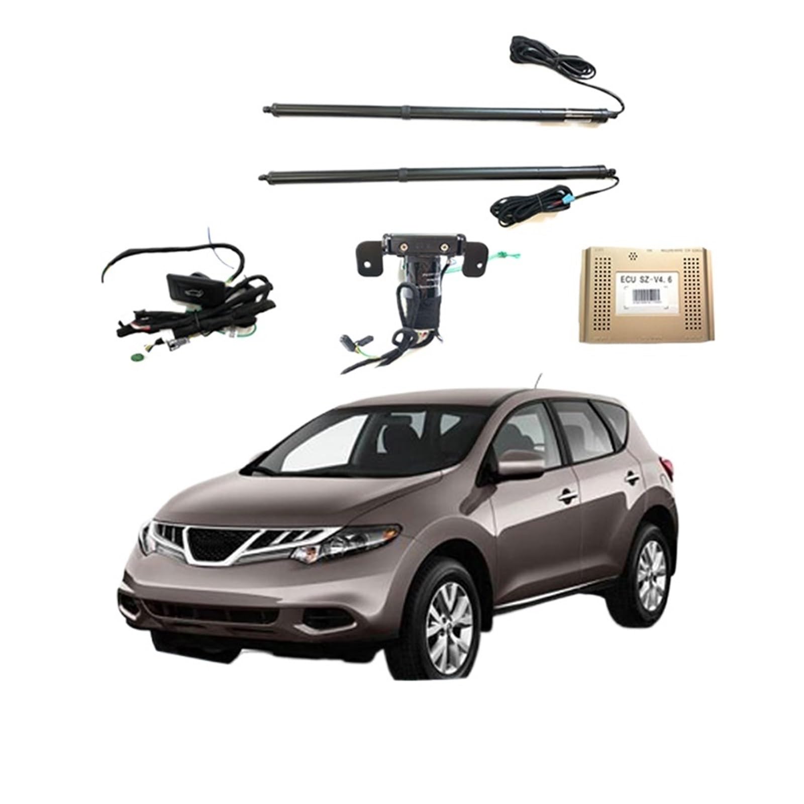 HEPBAK Electric Tailgate Modified Tailgate Car Modification Automatic Lifting Rear Door Car Parts Compatible with Nissan Murano 2015-2023