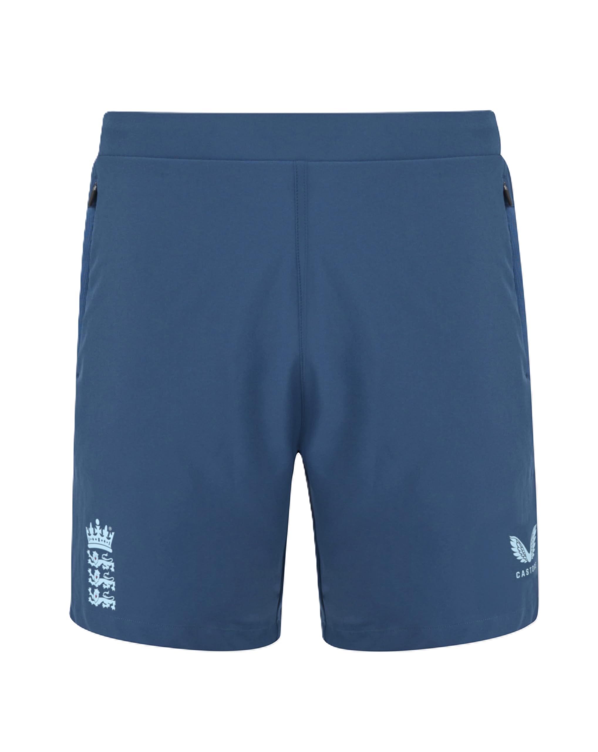Castore Men's 26/27 England Cricket Performance Shorts - Ensign/Airyblue - M