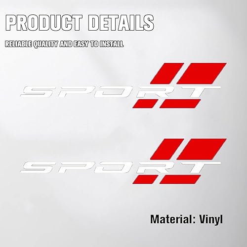 Miniatura 4 de Calcomanía de vinilo con letras deportivas, 2 calcomanías laterales de camión para Ford Chevy, Dodge, Nissan, Toyota, Honda (2 unidades de 16