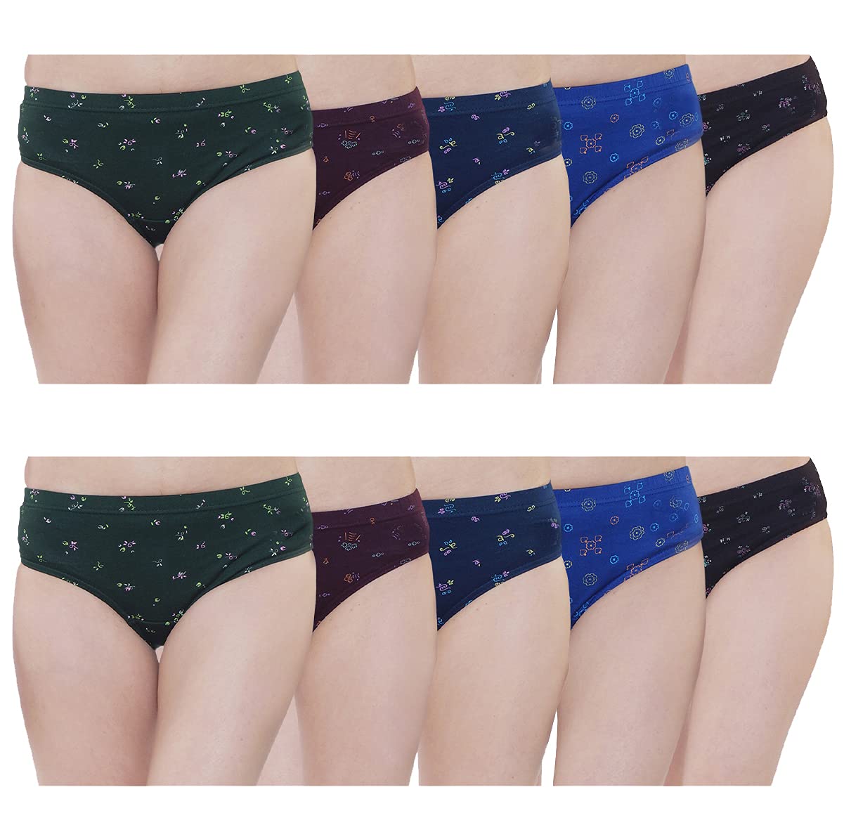 Women's Cotton Briefs (Pack of 10)-image-34