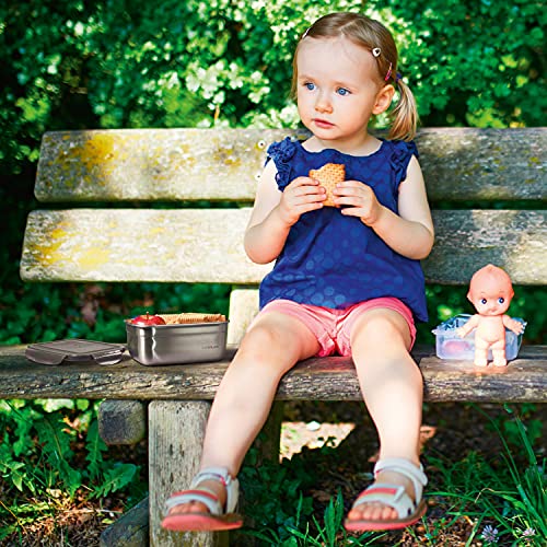 LocknLock Stainless Steel Storage Jar with Lid, 500 ml, 155 × 120 × 58 mm, BPA-Free, Dishwasher Safe, Freezer Safe up to -20 °C, Stainless Steel Storage Box with Lid - Image 5