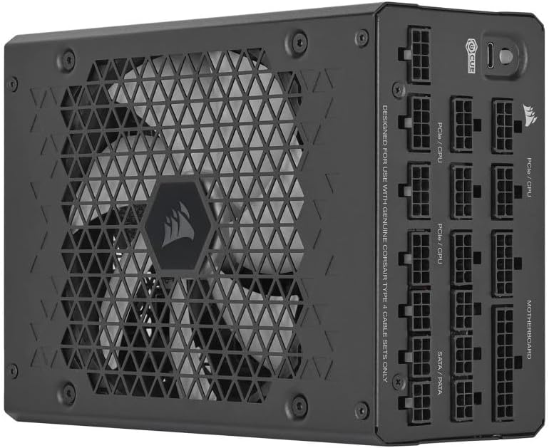 CORSAIR HXi Serisi (2025), HX1500i, 1500 Watt, 80+ Platinum, Tam Modular Güç Kaynağı (CP-9020309-EU)
