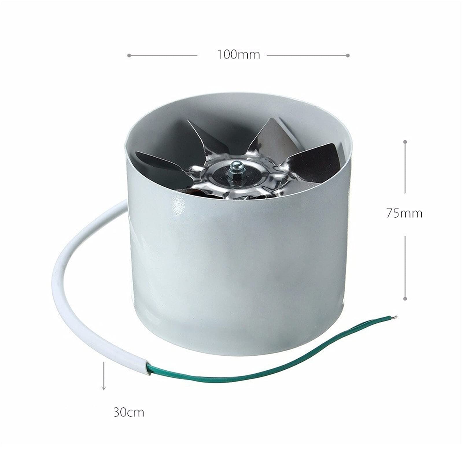 Bocchettone Di Ventilazione Rotondo In Acciaio Inox 304 Con Zanzariera – 100 Mm - 2