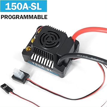 150A Brushelss ESC with Waterproof and Dustproof 5A BEC 5.8V for 1/8 RC Cars