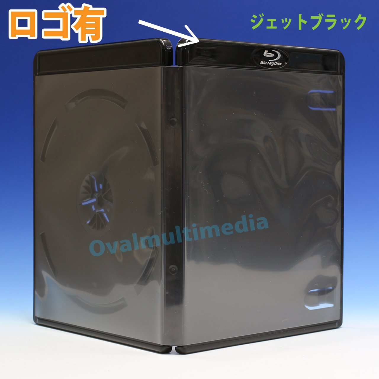 Amazon.co.jp: ブルーレイケース 1枚収納 13mm厚 ロゴ有 グロス