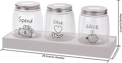 Miniatura 8 de Hucha para niños, hucha de ahorro de dinero para niños, caja de ahorro de dinero para niños, caja de ahorro de dinero segura para niños, enseña a