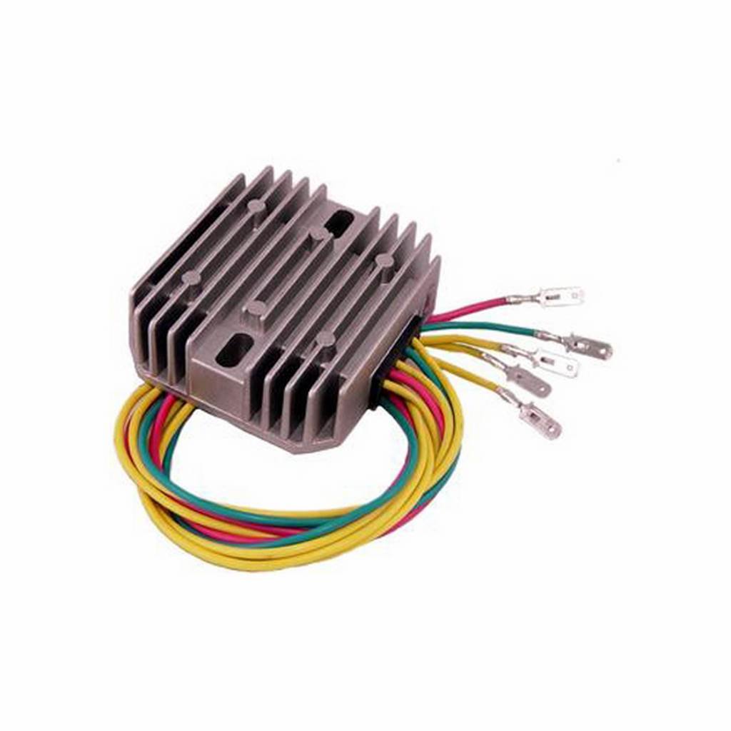 DZE - 14558 : Regulador Corriente Eléctrica Universal 35A 12V Sin Sensor 5 Cables