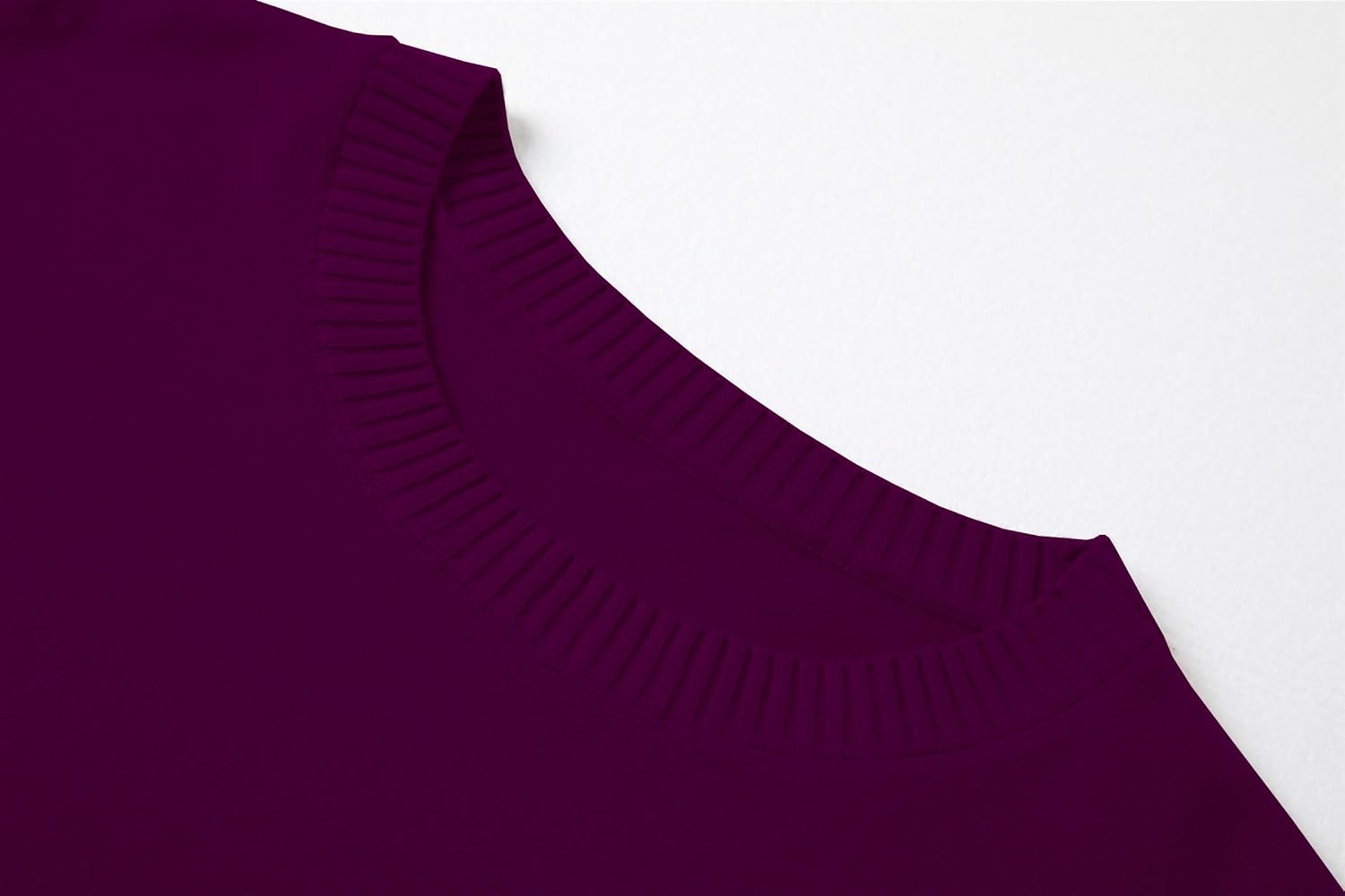 DAIMIDY Women's Sweaters Crewneck Jumper Tops Cotton & Modal Tops - Image 5