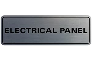 Standard Electrical Panel Wall or Door Sign - Professional Quality Safety Signage...
