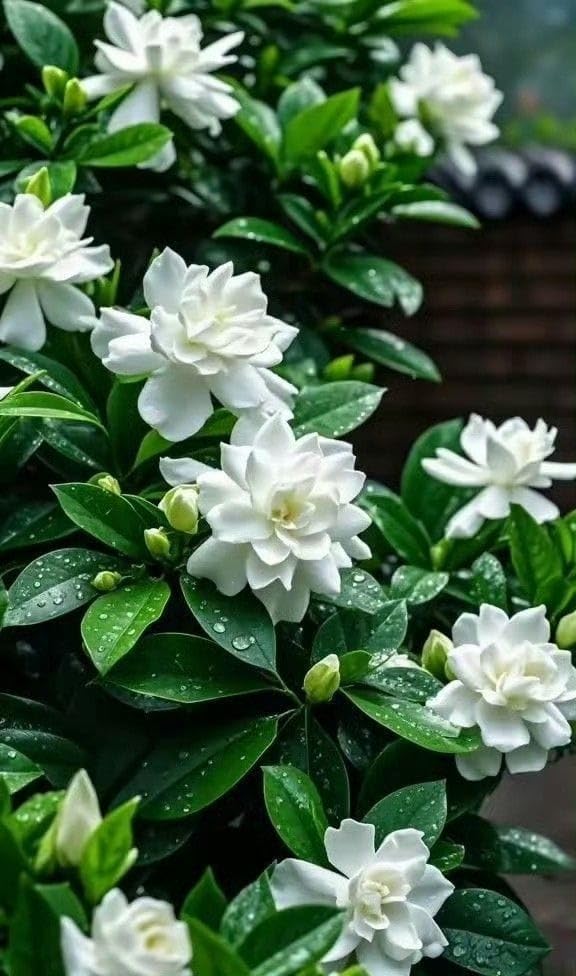 All Season Gandharaj (Gardenia) Live Plant | Fragrant White Flowering Plant for Home Garden, Balcony & Terrace | Indoor Outdoor Plant | Without Pot (Pack of 1)-image-2