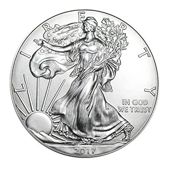 2017 American Silver Silver with Airtite Holder .999 Fine Silver Dollar Brilliant Uncirculated