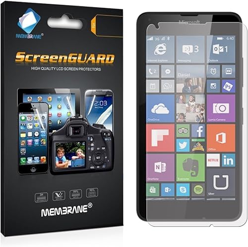 Membrane Pellicola Protettiva Compatibile con Microsoft Lumia 640  Dual Sim LTE  Trasparente