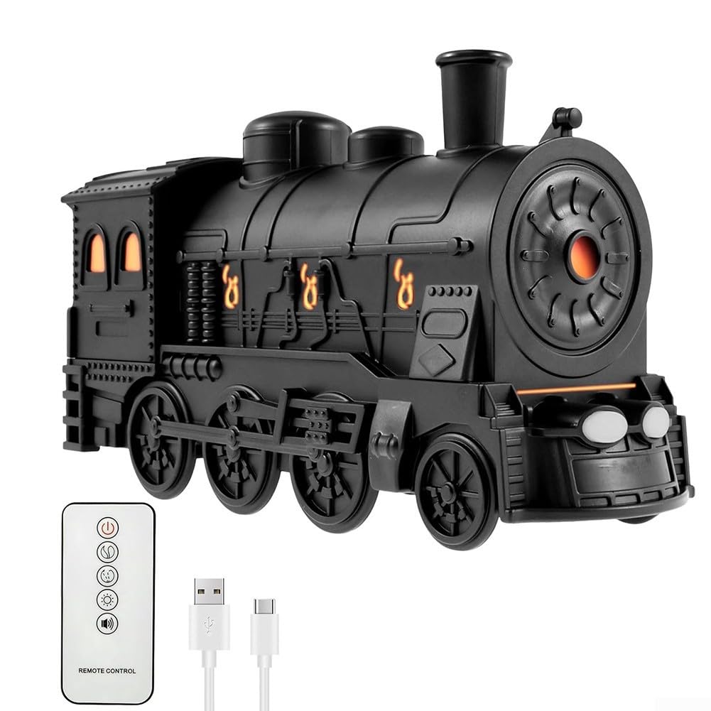 Diffuseur train à vapeur contre l'air sec, humidificateur 300 ml silencieux