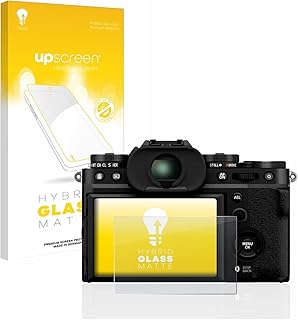 upscreen Matte Screen Protector Glass Film compatible with Fujifilm X-T5 - Anti-Glare, Anti-Fingerprint, 9H Glass Protection