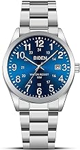 LN LENQIN Orologio Uomo Orologi in Acciaio Inossidabile Per Uomo Orologio Analogico Al Quarzo 30M Impermeabile Orologi Polso Uomo Orologio da Designer Casual Alla Moda