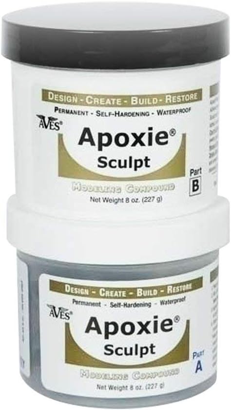 Aves Apoxie Sculpt - 2 Part Modeling Compound (A & B) - 1 Pound, Natural : Arts, Crafts & Sewing