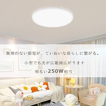Amazon.co.jp : LEDシーリングライト 小型 ワンタッチ取付