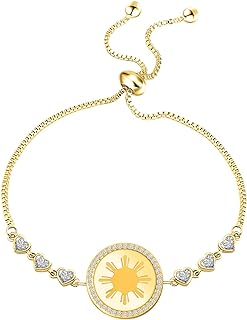 KEYCHIN Sun And Star Bracelet - Filipina Pride Gifts - Philippine Flag Jewelry