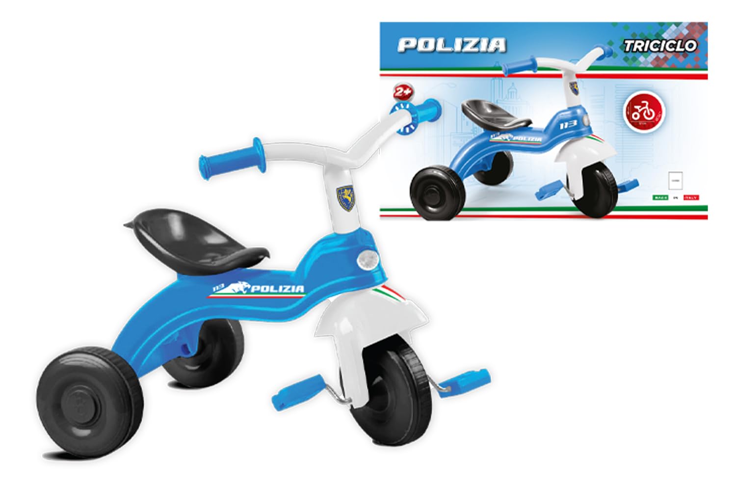 Grandi Giochi - Policja trójkołowy - Oficjalny produkt z organami ścigania - PL115000