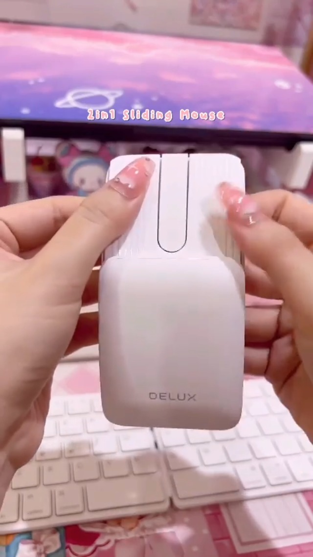 その他 Delux PockCombo - White Amazon.com: DELUX PockCombo Wireless Keyboard and Mouse with