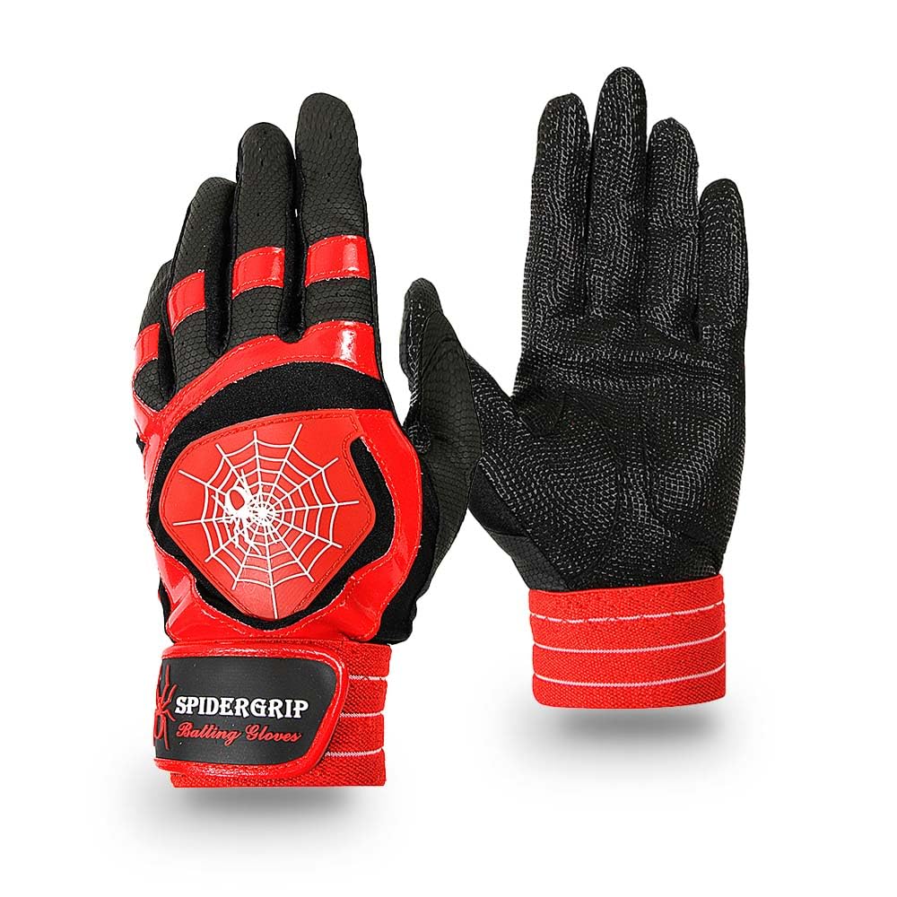 Spider Grip Baseball Softball Batting Gloves for Mens and Kids