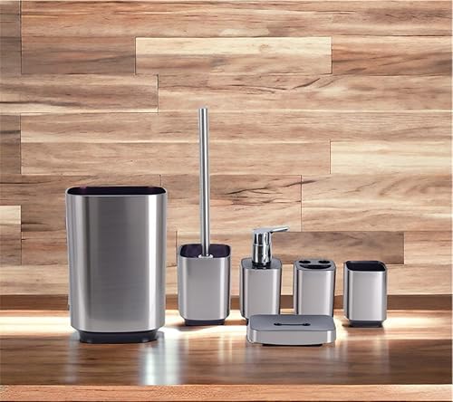 Miniatura 7 de Daniel's Bath & Beyond Set de accesorios de baño rojo Regency