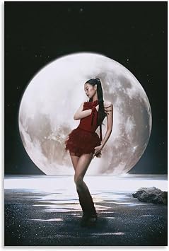 Blackpink Kim Jennie Kim Jennie Poster Korean Cute Cool Picture Picture Framed Art Poster Print Canvas Poster Modern Wall Art Home Decor Great Gift Ready to Hang 08x12inch 20x30cm