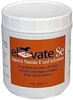 Vista 2 de Elevate Se Natural Vitamina E y polvo de selenio para caballos, contenedor de 2 libras